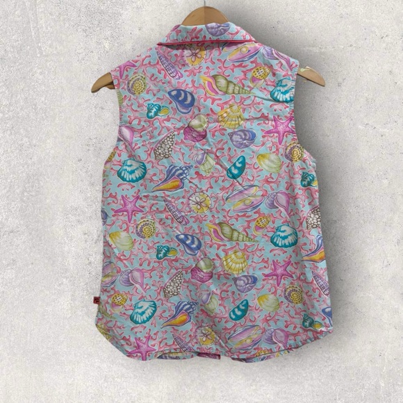 Nick & Nora cotton seashell pajama set - Picture 6 of 10